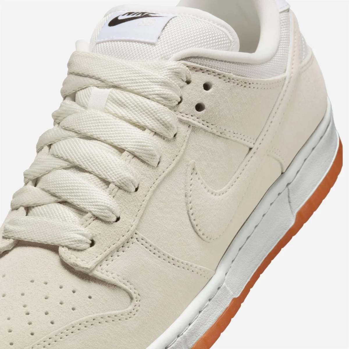 Nike SB - Dunk Low Premium Pro B - Pale Ivory / Pale Ivory - Summit White - White – Image 8