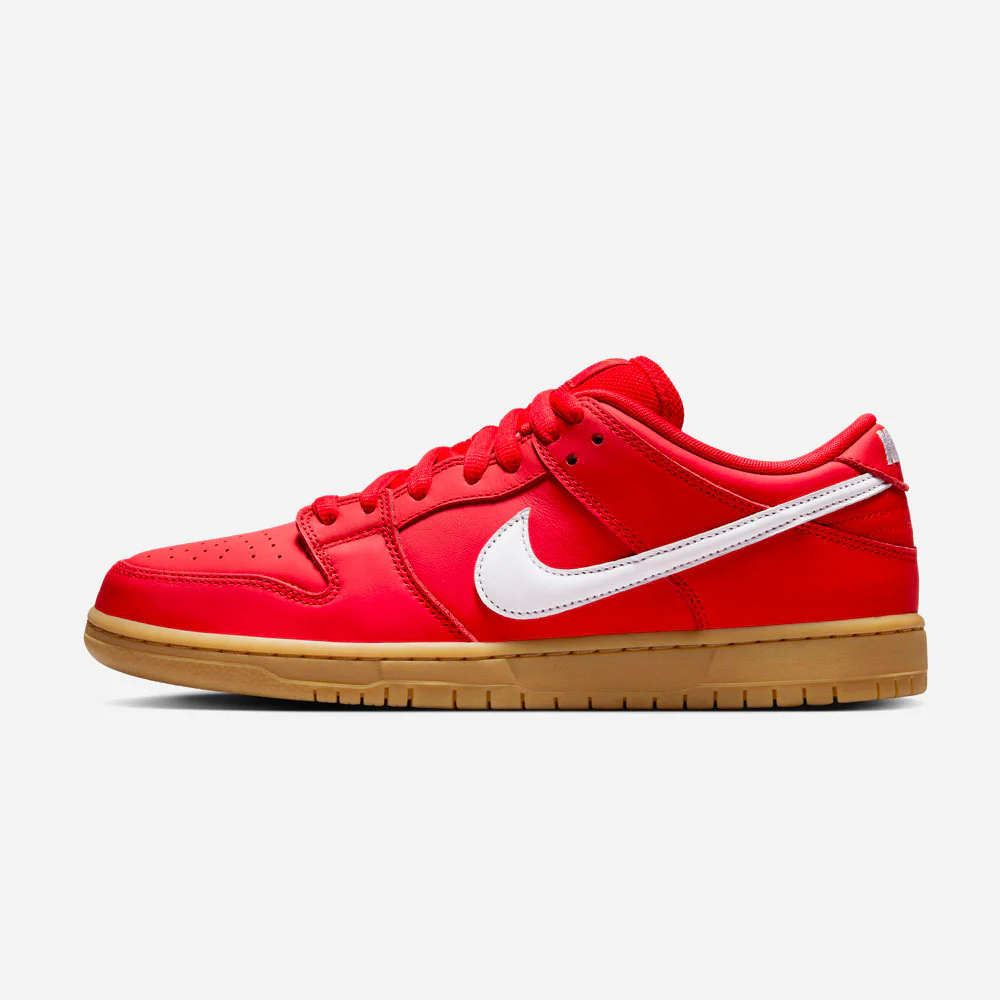 NIKE SB - DUNK LOW PRO - University Red / White - University Red – Image 5