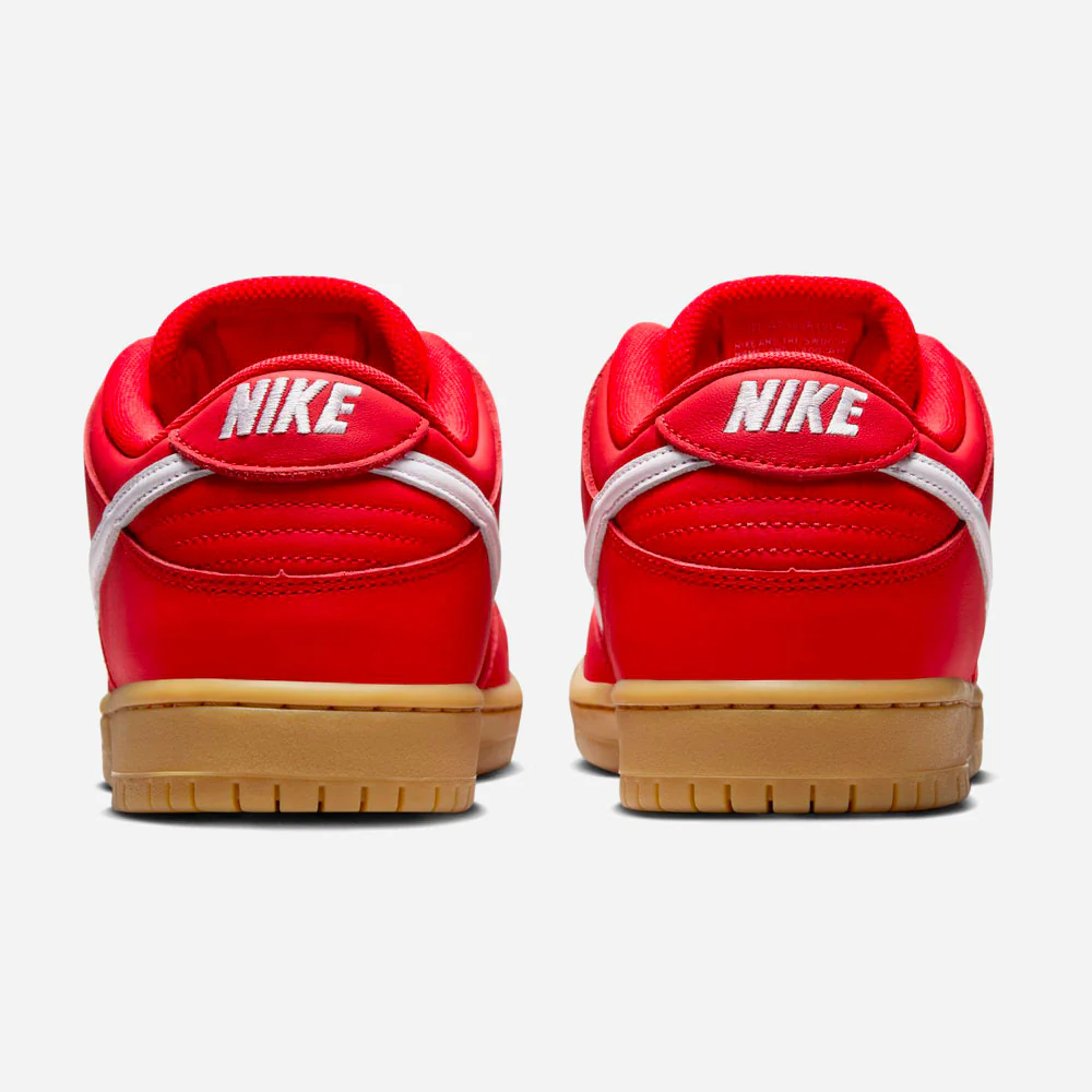 NIKE SB - DUNK LOW PRO - University Red / White - University Red – Image 7