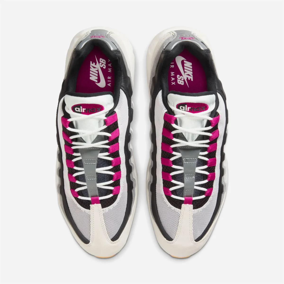 Nike SB - Air Max 95 - Summit White and Cactus Flower – Image 3