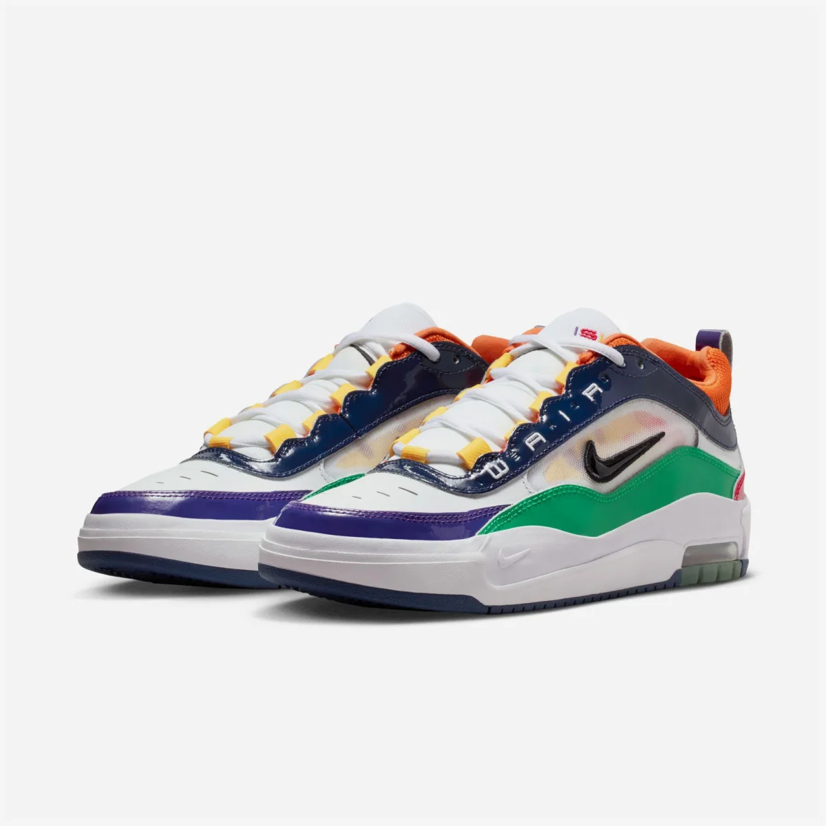 Nike SB - Air Max Ishod Premium "Billards" - University Red / Black Amarillo Navy – Image 3