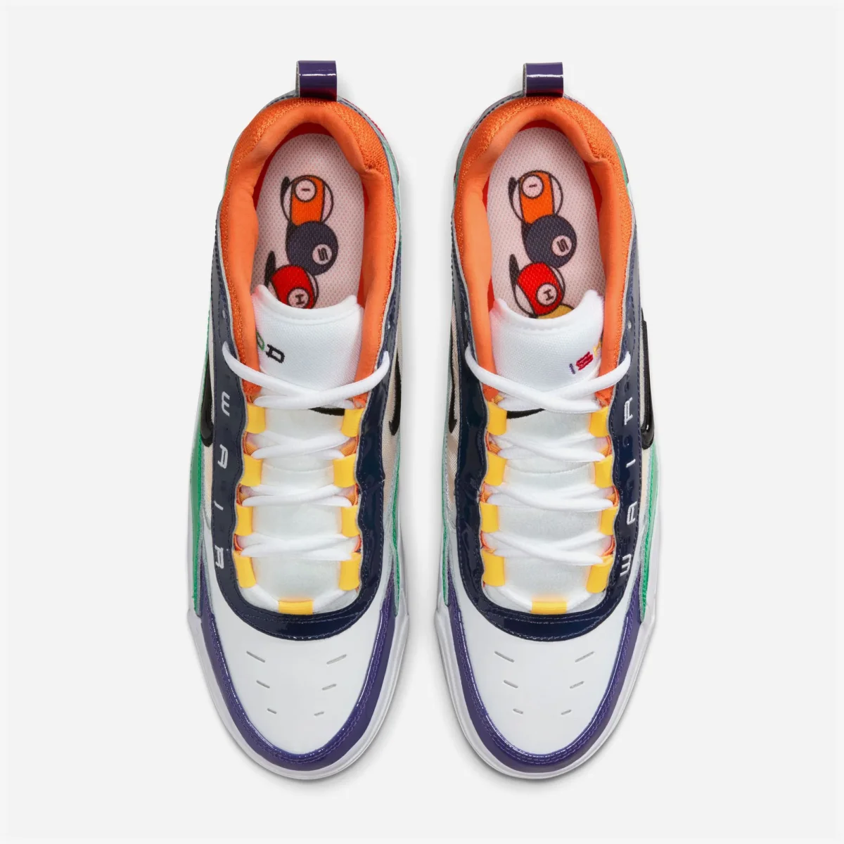 Nike SB - Air Max Ishod Premium "Billards" - University Red / Black Amarillo Navy – Image 5