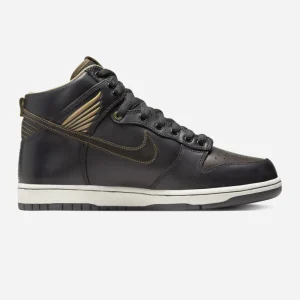 NIKE SB - DUNK HIGH OG QS PAWNSHOP - Black - Black - Metallic Gold