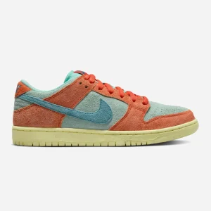 NIKE SB - DUNK LOW PRO PRM - Orange - Noise Aqua-Emerald Rise - Orange