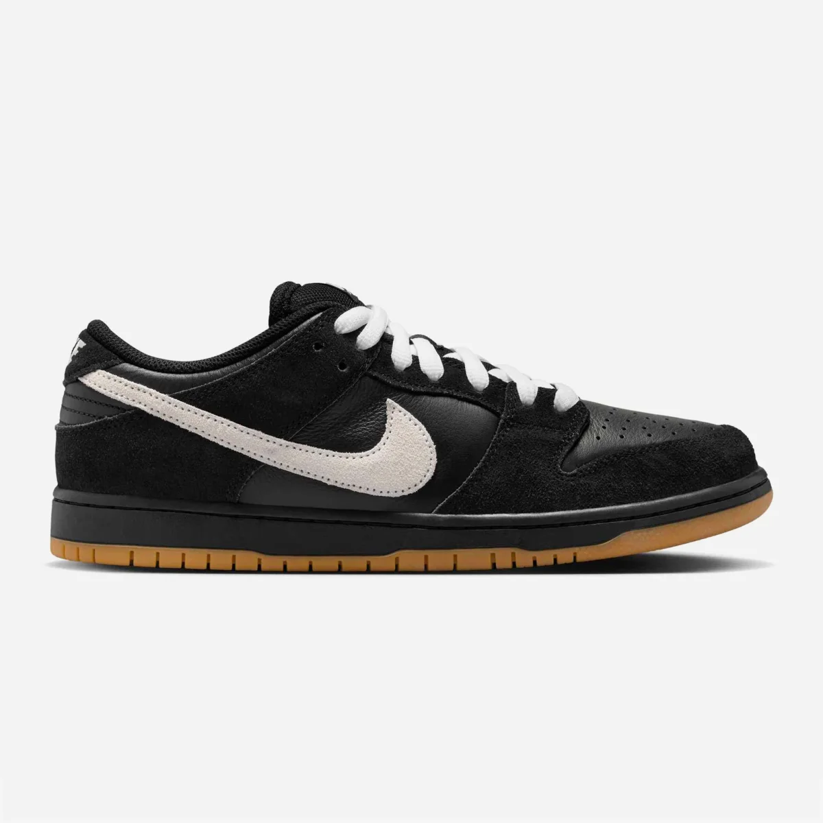 Nike SB - Dunk Low Premium Pro - Black / White-Black-Gum Light Brown – Image 2