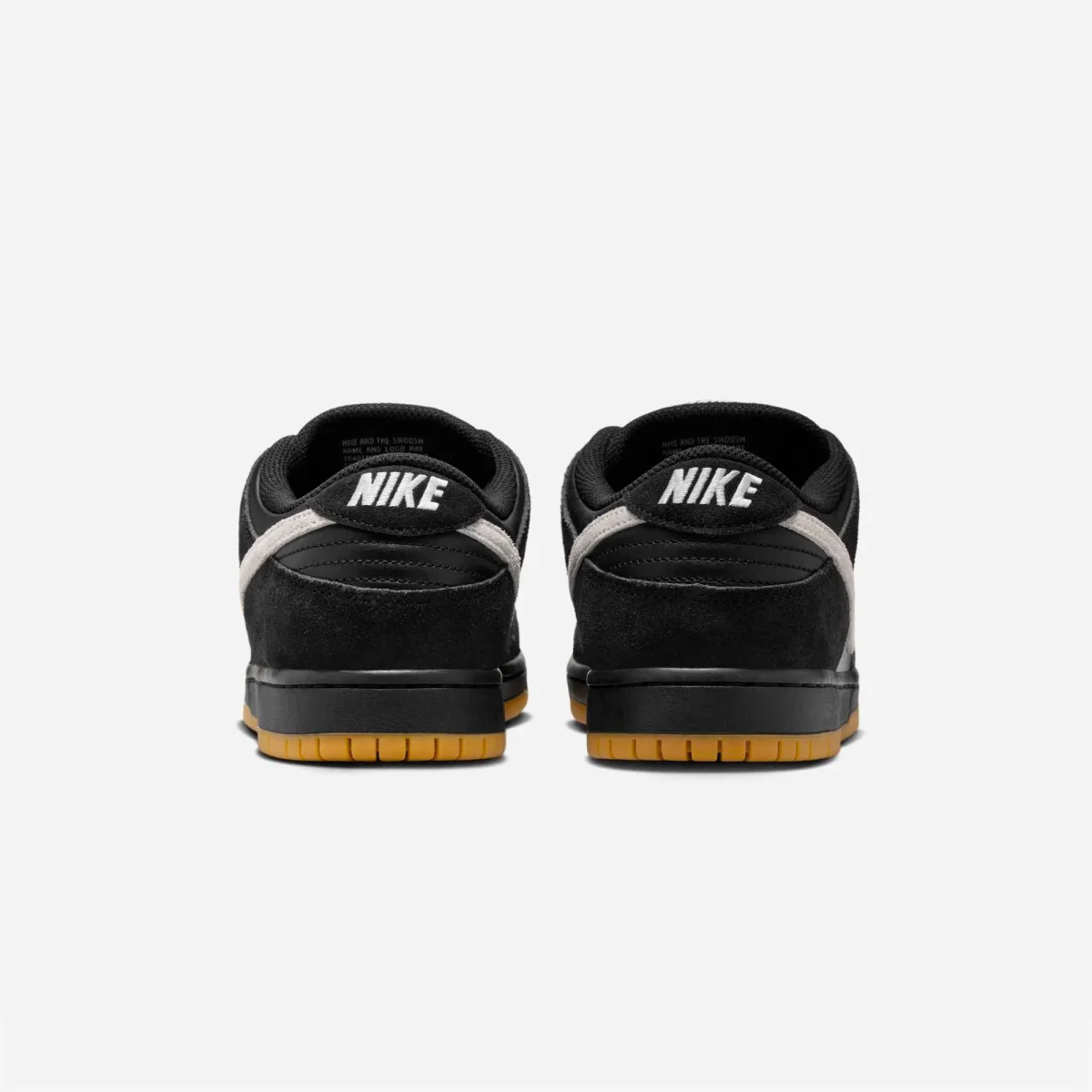 Nike SB - Dunk Low Premium Pro - Black / White-Black-Gum Light Brown – Image 6