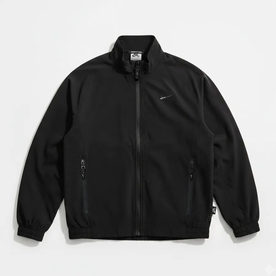 Veste de Survêtement Nike SB x Ishod Track Jacket - Black – Image 2