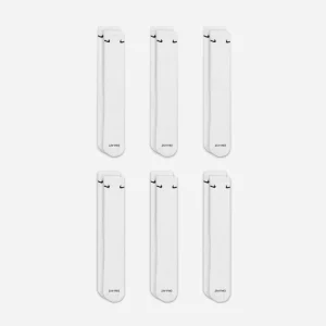 NIKE - EVERYDAY PLUS CUSHIONED 6 PACK SOCKS - White Black