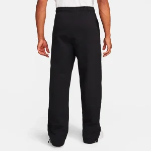 Nike - Solo Swoosh Men's Open Hem Brushed Back Fleece Pants - Black