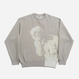 NIKE SB - SWEATER KNIT CORPOSKATE GFX  - Lt Iron Ore