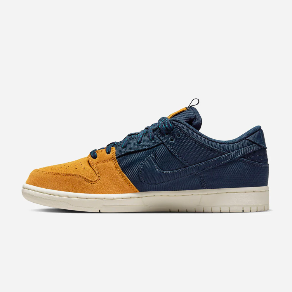 NIKE SB - DUNK LOW PRO ISO - Midnight Navy Midnight Navy Desert Ochre – Image 4