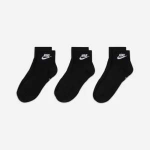 Nike - Everyday Essential 3 Pack Crew Socks - Black / White