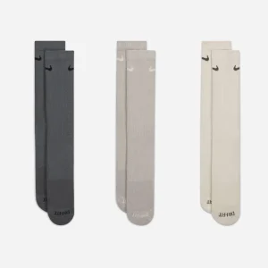 Nike - Everyday Cushioned 3 Pack Socks - Multi