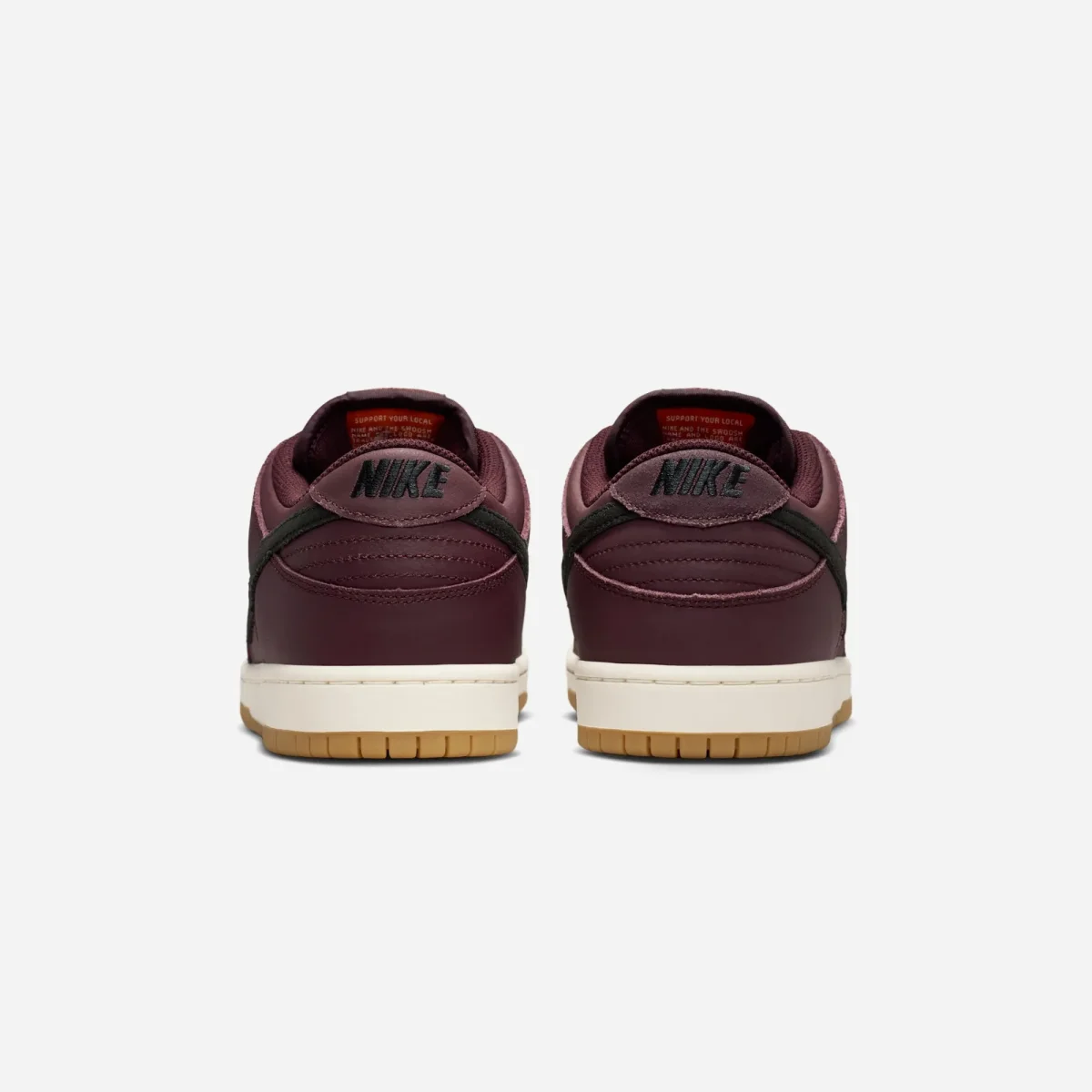 Nike SB Dunk Low Pro ISO - Burgundy Crush (Orange Label) – Image 6