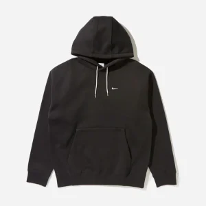 NIKE SB - SOLO SWOOSH HOODIE - Black White