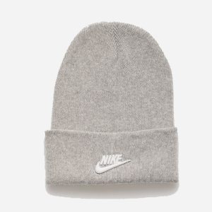 Nike - Utility Futura Beanie - Dark Grey Heather / White