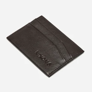 NIXON - FLACO LEATHER CARD WALLET - Brown