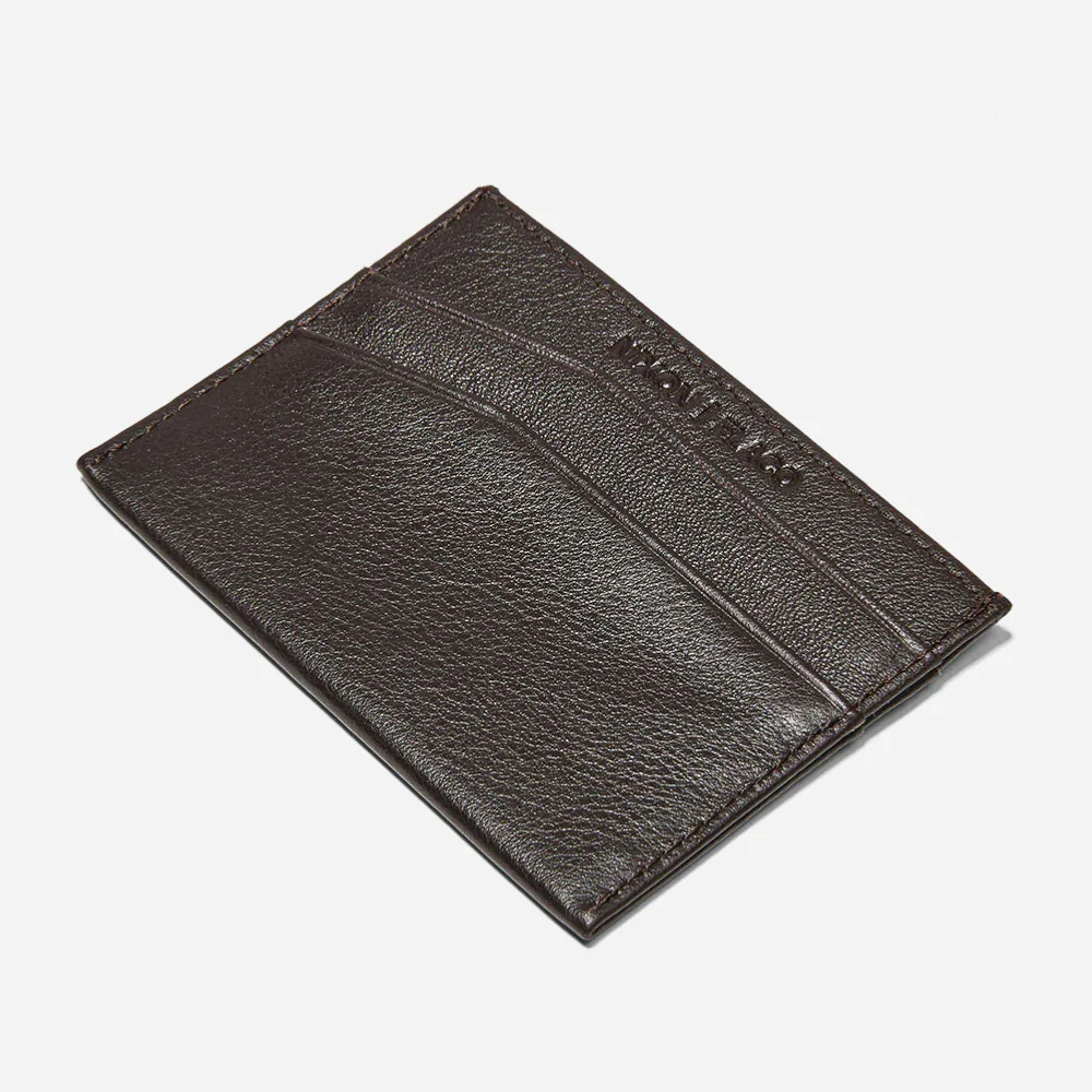 NIXON - FLACO LEATHER CARD WALLET - Brown – Image 4