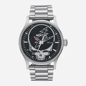 NIXON - GRATEFUL DEAD SENTRY ACIER - Black Silver
