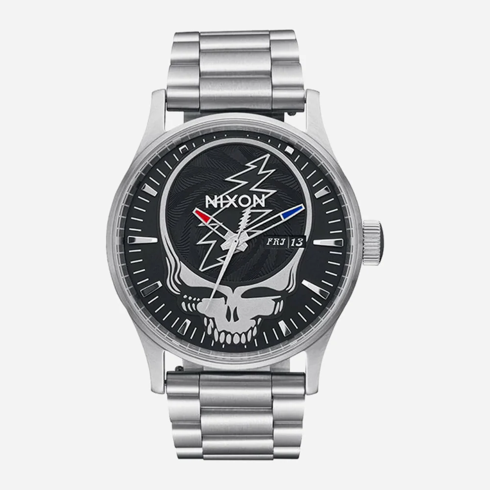 NIXON - GRATEFUL DEAD SENTRY ACIER - Black Silver – Image 2