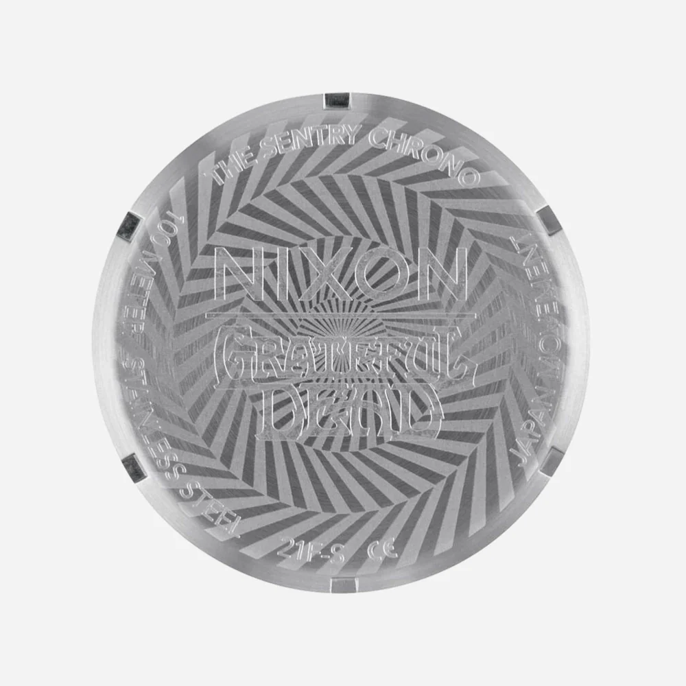 NIXON - GRATEFUL DEAD SENTRY ACIER - Black Silver – Image 5