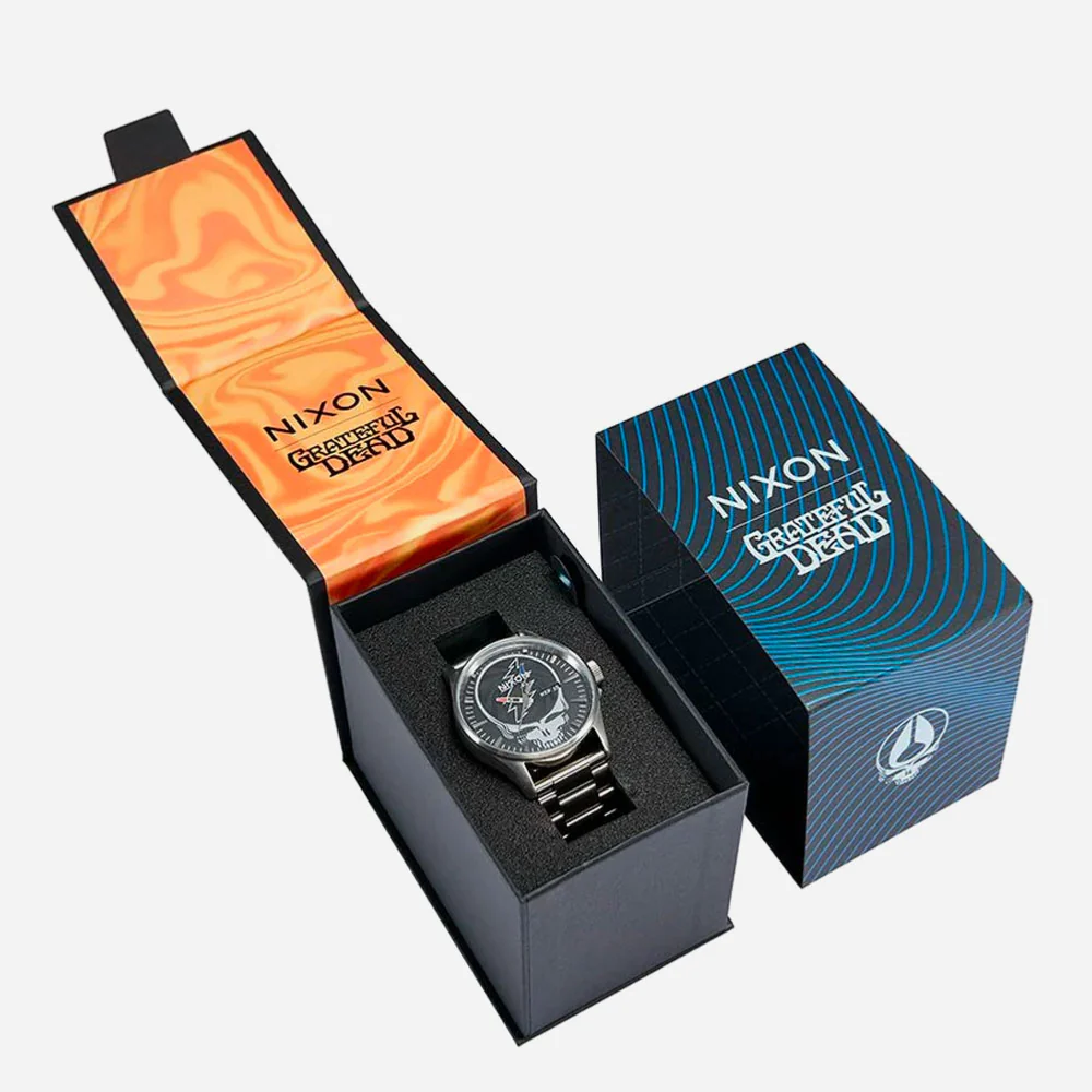 NIXON - GRATEFUL DEAD SENTRY ACIER - Black Silver – Image 6
