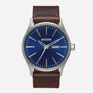 NIXON - SENTRY LEATHER - Blue / Brown