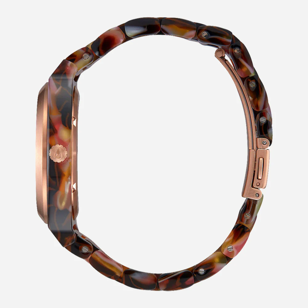Nixon - Time Teller Acetate - Rose Gold / Pink Tortoise – Image 4