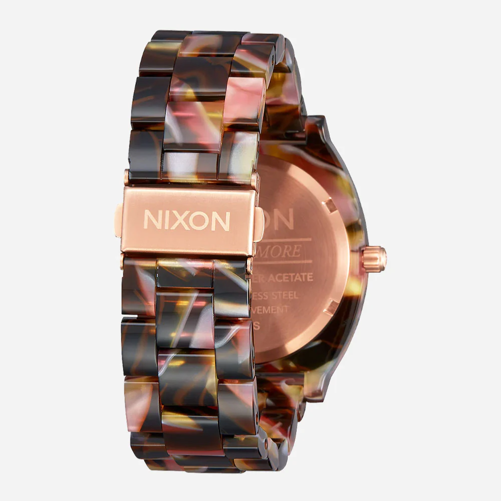 Nixon - Time Teller Acetate - Rose Gold / Pink Tortoise – Image 3