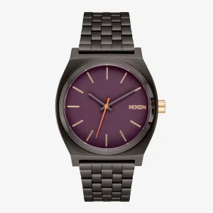Nixon - Time Teller - Gunmetal / Blackberry / Gold