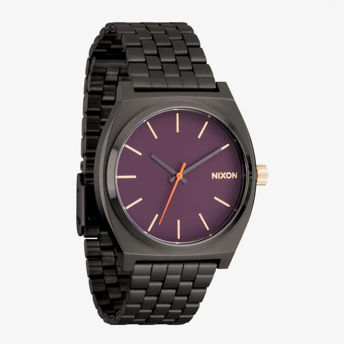 Nixon - Time Teller - Gunmetal / Blackberry / Gold – Image 4