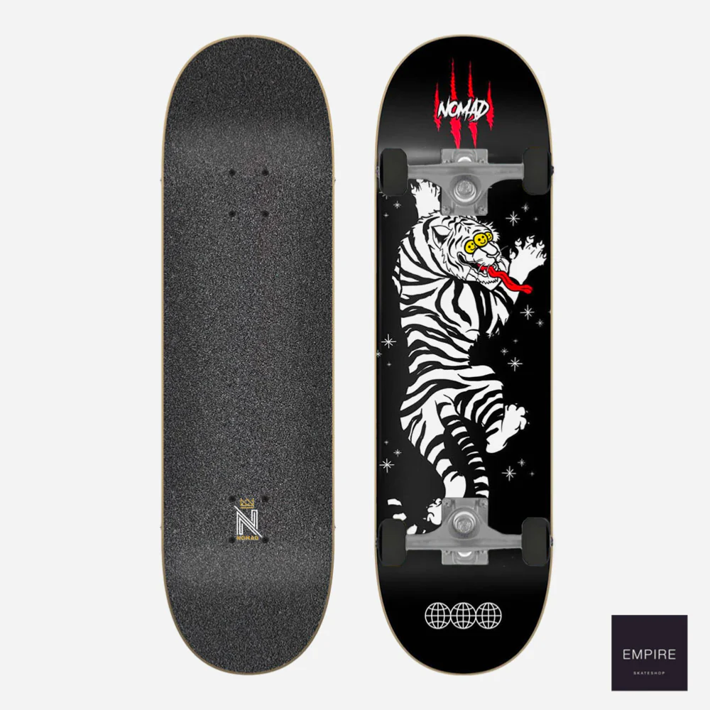 NOMAD SKATEBOARDS LIFE BALANCE TIGER 7.75" - Black – Image 2