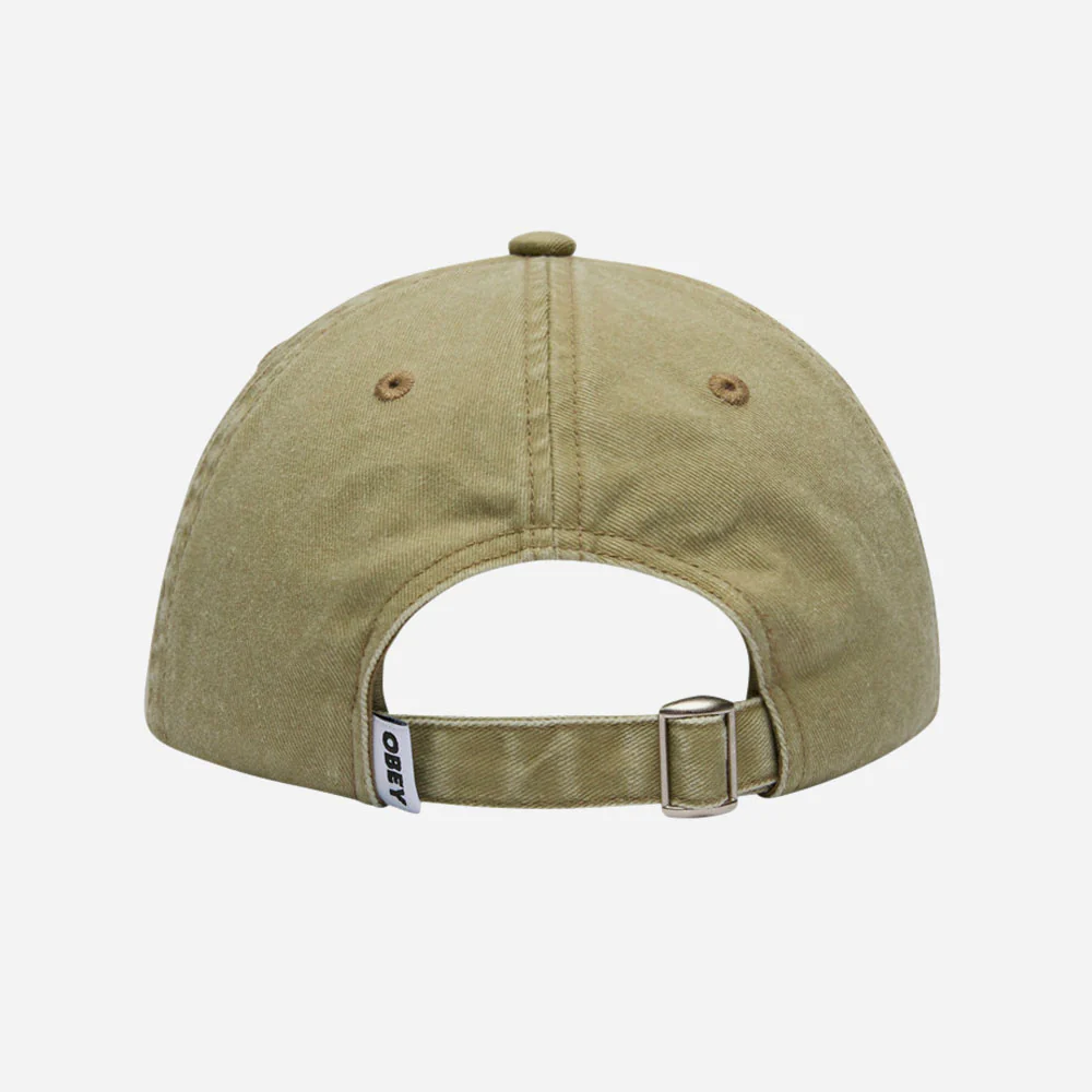 OBEY - 2 TONE BOLD 6 PANEL STRAPBACK - Pigment Khaki multi – Image 3