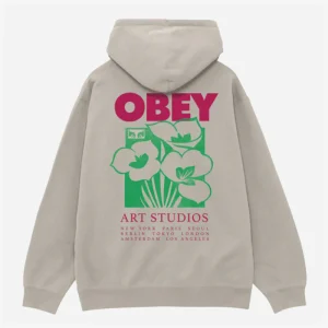 Obey - Art Studio Flowers Premium Pullover - Moonstruck