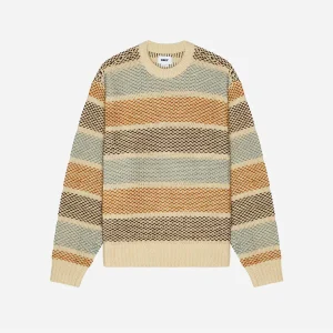 OBEY - BENJAMIN CREWNECK - Brown Multi