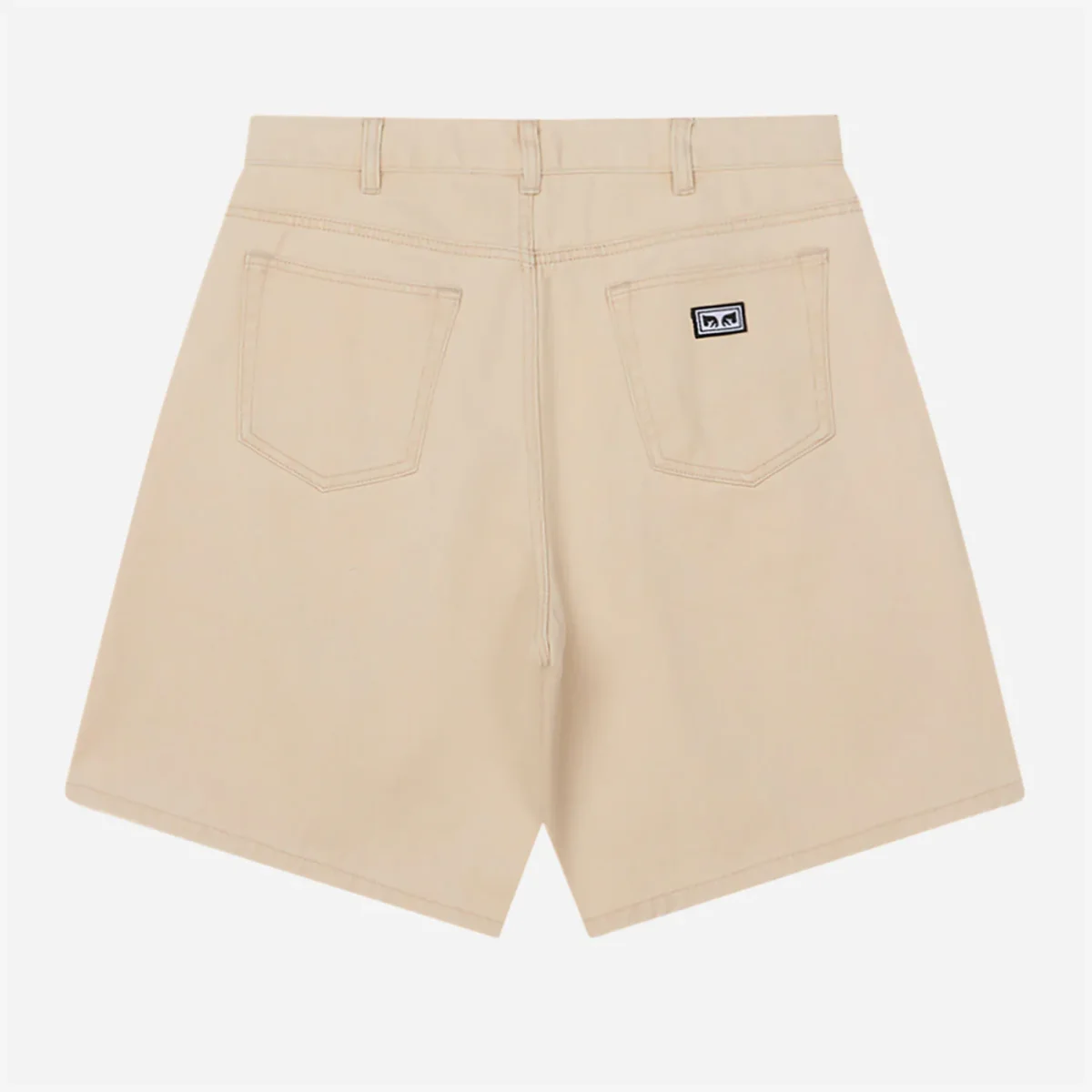 OBEY - BIGWIG BAGGY DENIM SHORT - PELICAN FADED WASH