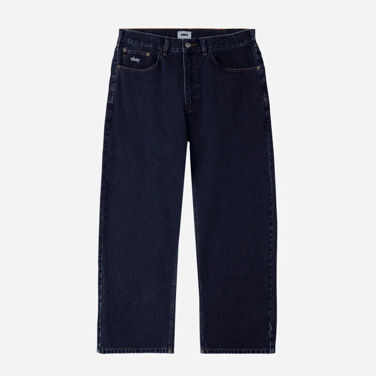 Obey - Bigwig Baggy Denim - Rinse Indigo – Image 2