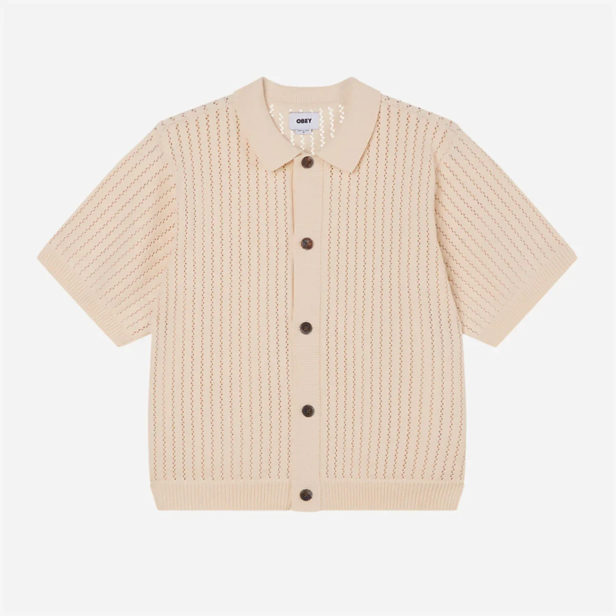OBEY - DEZ SWEATER SHIRT - UNBLEACHED – Image 2