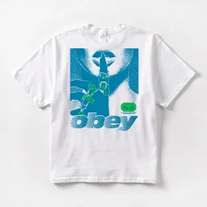 T-shirt Obey - Obey Exports Tee White