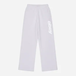 Pantalon de Jogging Obey Femme - League Sweatpant Gris Chiné