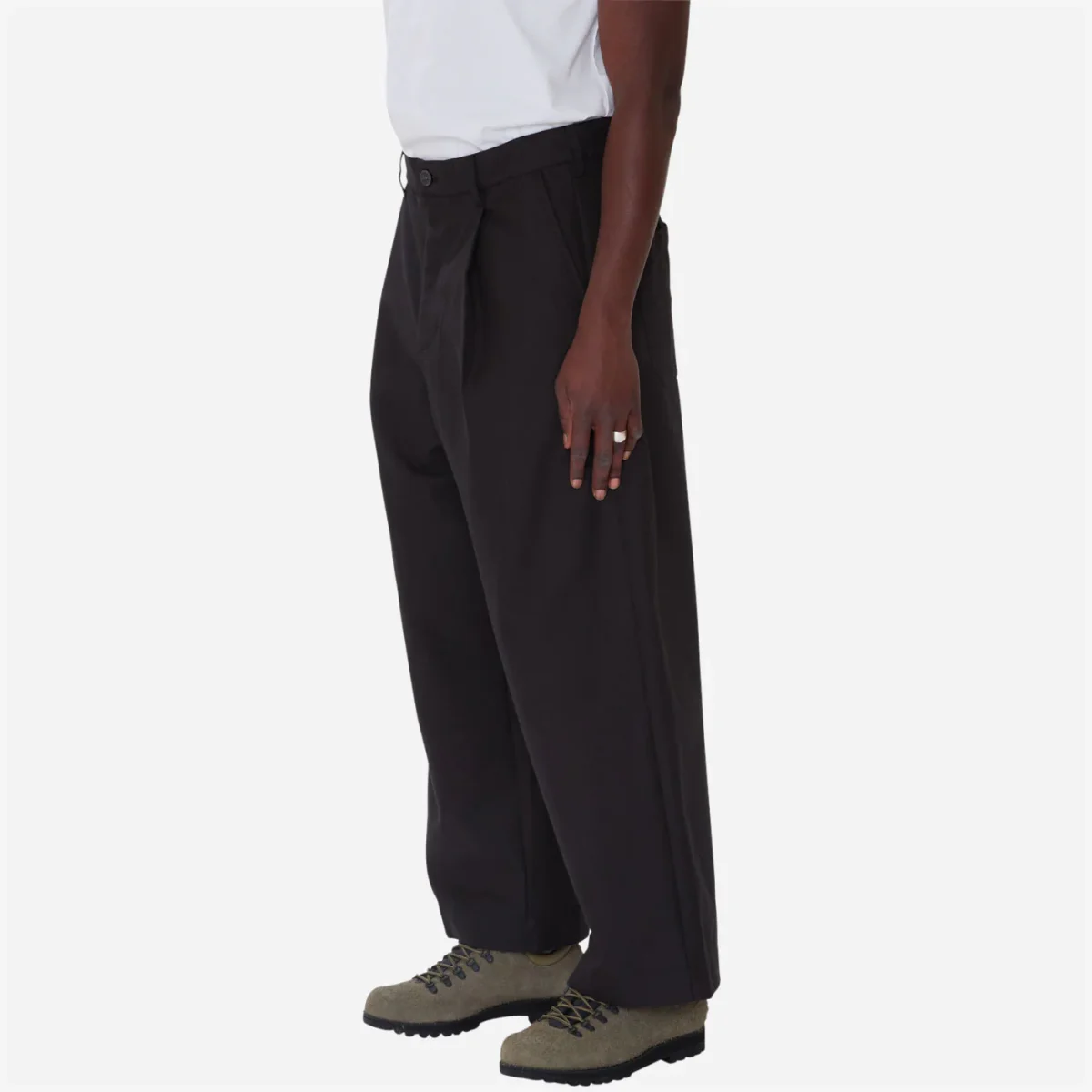 OBEY - OLIVER PLEATED PANT - PIRATE BLACK – Image 5