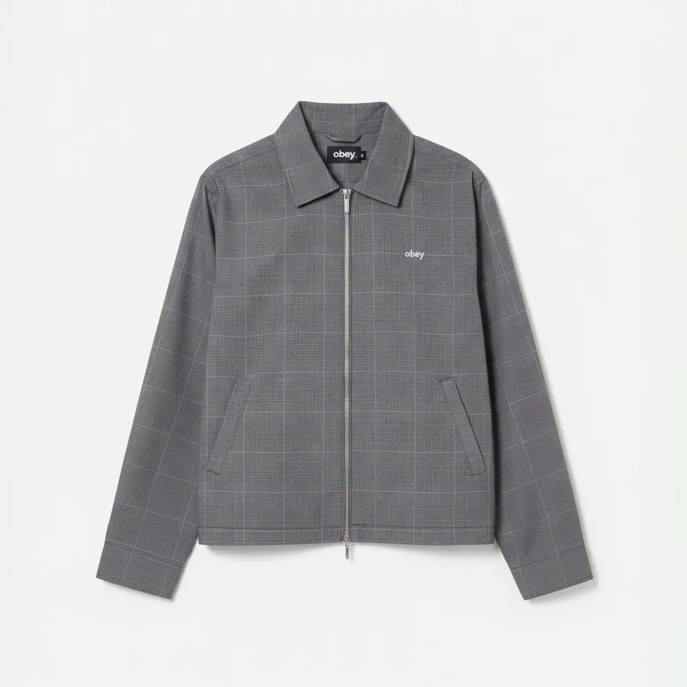 Veste Obey Femme - Olivia Plaid Jacket Grey