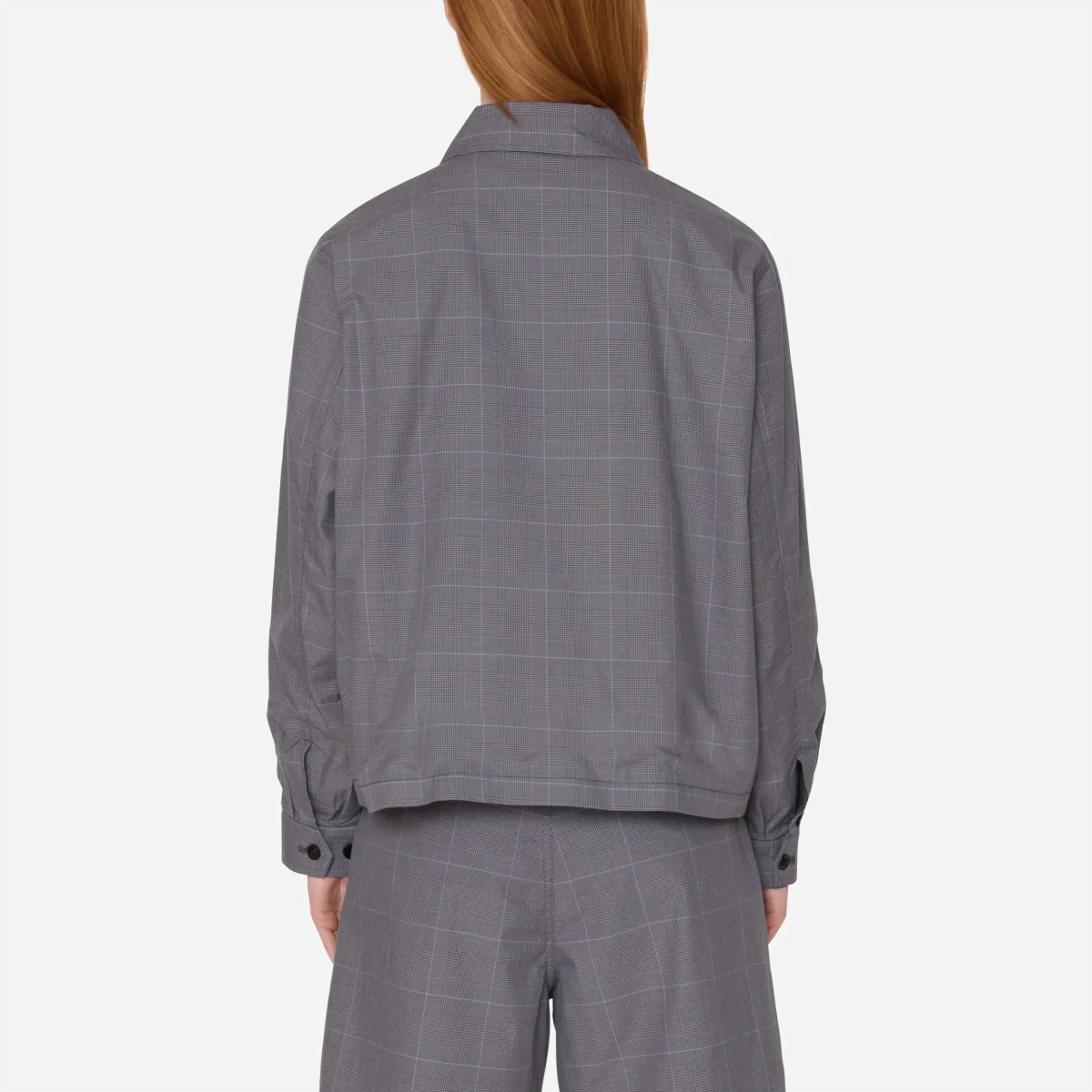 Veste Obey Femme - Olivia Plaid Jacket Grey – Image 8