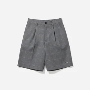Short Obey Femme - Olivia Plaid Short Grey