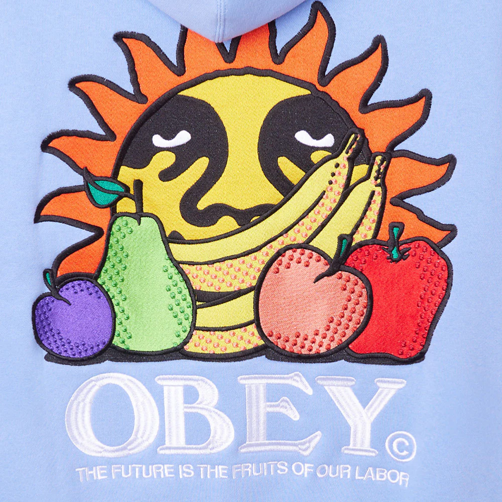 OBEY - OUR LABOR HOOD - Hydrangea – Image 4
