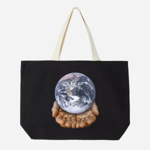 OBEY - OURS PLANET IS IN YOUR HANDS TOTE - Black