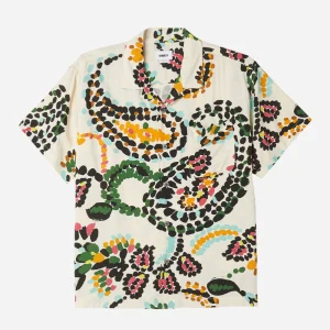 OBEY - PAISLEY DOTS WOVEN - White smoke multi