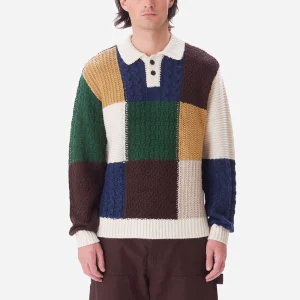 OBEY - OLIVER PATCHWORK SWEATER - Unbleached