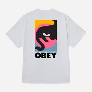 Obey - Quarter Icon - White