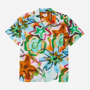 OBEY - REQUIEM SHIRT - Golden Brown Multi